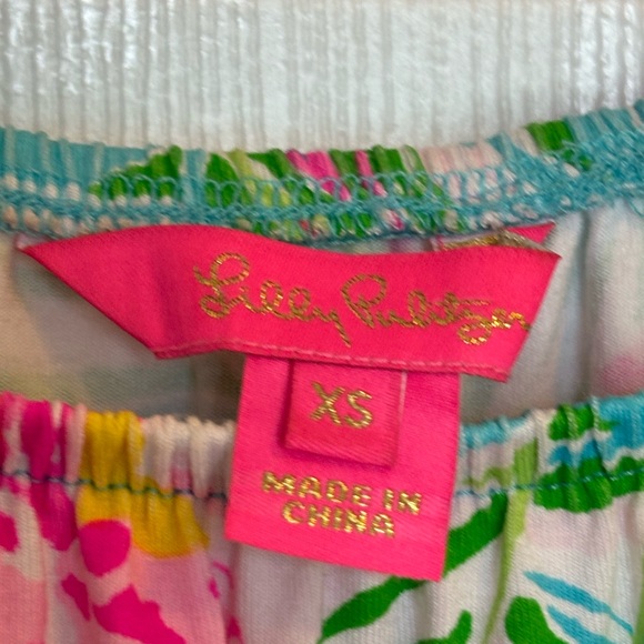 Lilly Pulitzer Lana Skort Romper Pop Up Lilly of the Jungle Floral Stretch XS - Picture 6 of 13